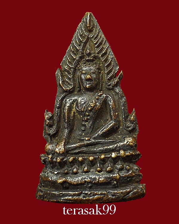 พระพุทธชินราช หลวงพรหมโยธี ปี2495 เนื้อทองผสม สวยๆ