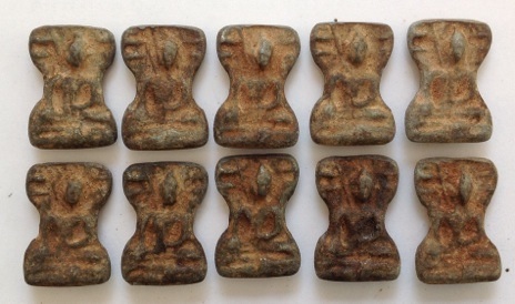  ((วัดใจ100เดียวแดง)) พระมเหศวร กรุวัดสว่างอารมณ์ สุพรรณบุรี 10องค์