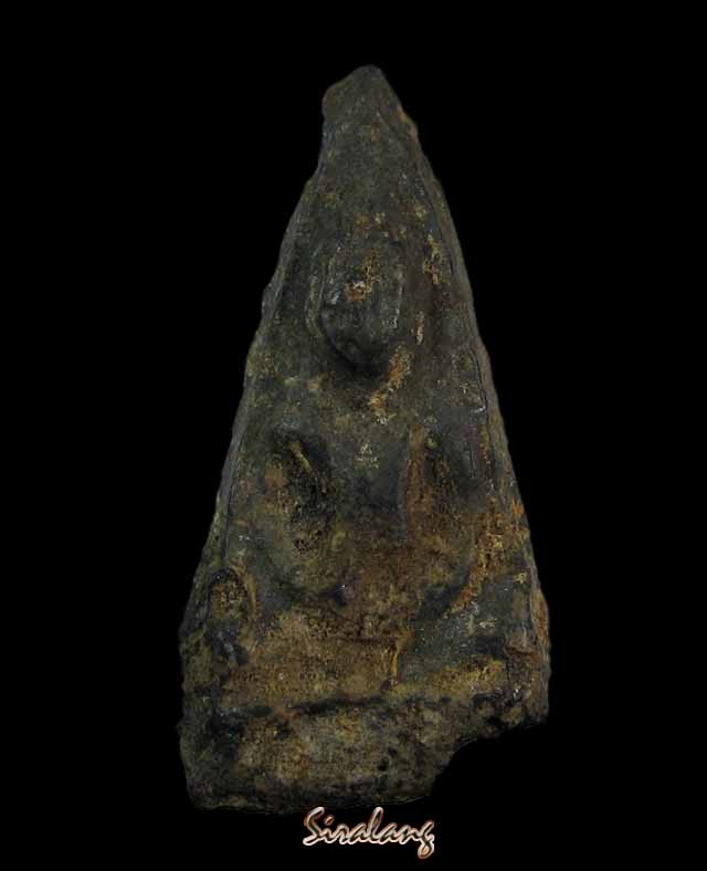 พระรว่งนั่ง กรุวัดมหาธาตุ เนื้อชินเงิน จ.สุโขทัย