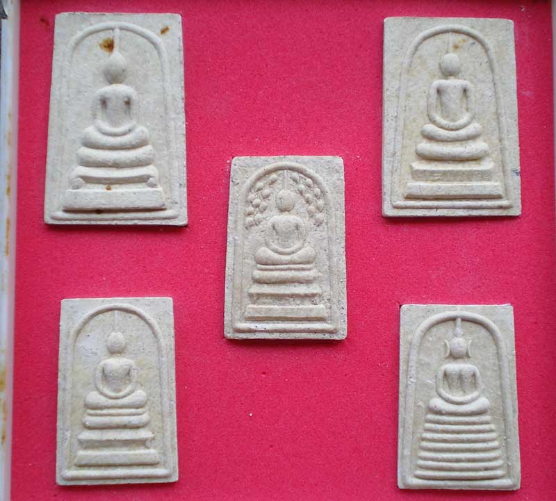 สมเด็จเบญจมหาโชค มหาลาภ ชุด5องค์ หลวงปู่คำพันธิ์ วัดธาตุมหาชัย