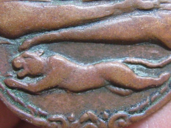 เหรียญหลวงพ่อเปิ่น พิมพ์หางตรง เนื้อทองแดง ปี21 วัดบางพระ จ.นครปฐม สภาพพอใช้ 