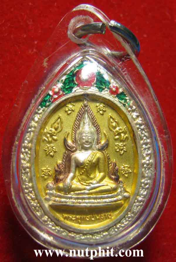 45*พระพุทธชินราช 3 กษัตริย์ รูปไข่ ลงยา+รับประกัน 3 มาตรฐานสูงสุดครับ*