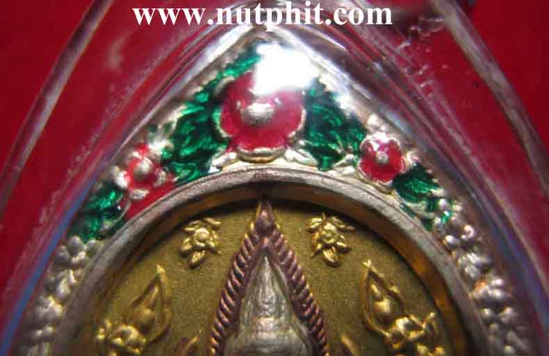 45*พระพุทธชินราช 3 กษัตริย์ รูปไข่ ลงยา+รับประกัน 3 มาตรฐานสูงสุดครับ*