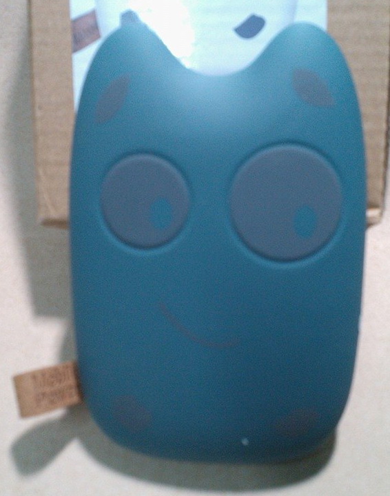 Mobile Power 9000 mAh หน้าแมวสีฟ้า