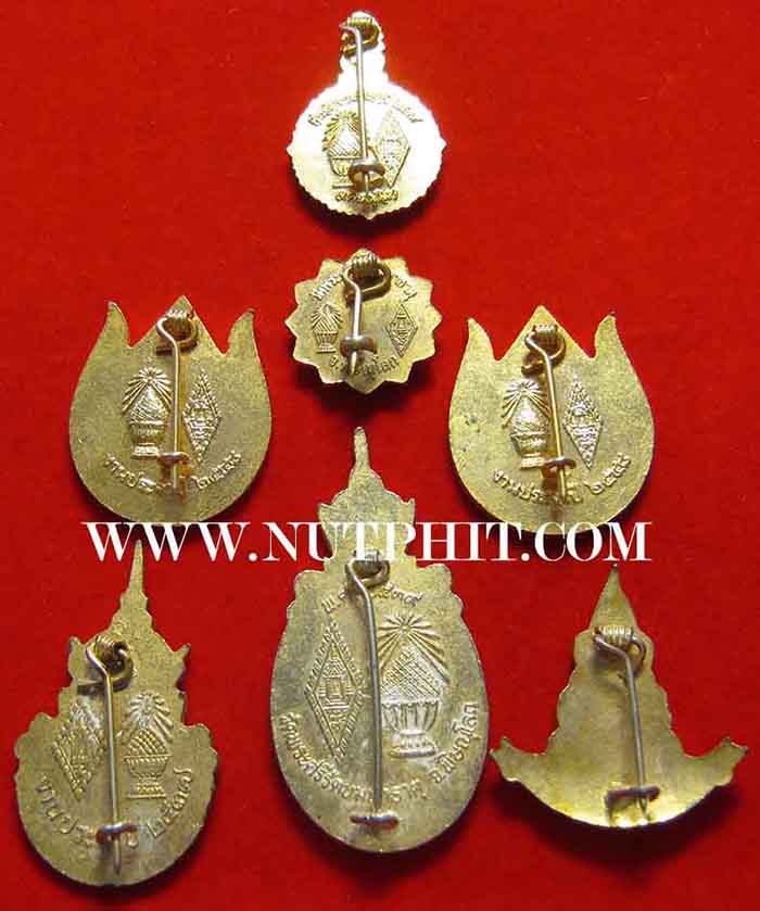 ชุดเข็มกลัดพระพุทธชินราชเดิม ๆ จาก พิษณุโลกสองแคว ๗ องค์*51