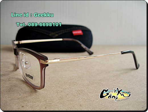 กรอบแว่นตา OVI'SS ทรงกรอบเต๋็มสีน้ำตาลทูโทน (ด้านบนสีเข้ม ด้านล่างสีจะอ่อนหน่อยค่ะ) 