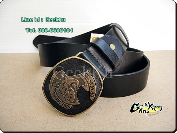 เข็มขัด Diesel หนังแท้ทั้งเส้น ใครชอบแนวนี้จัดไป สายสีดำ  
