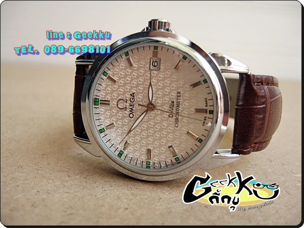 นาฬิกา Omega ระบบ ออโตเมติก กระจกกันรอย