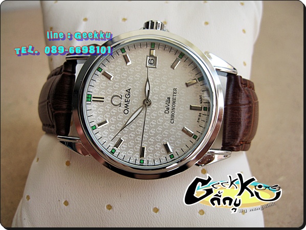 นาฬิกา Omega ระบบ ออโตเมติก กระจกกันรอย