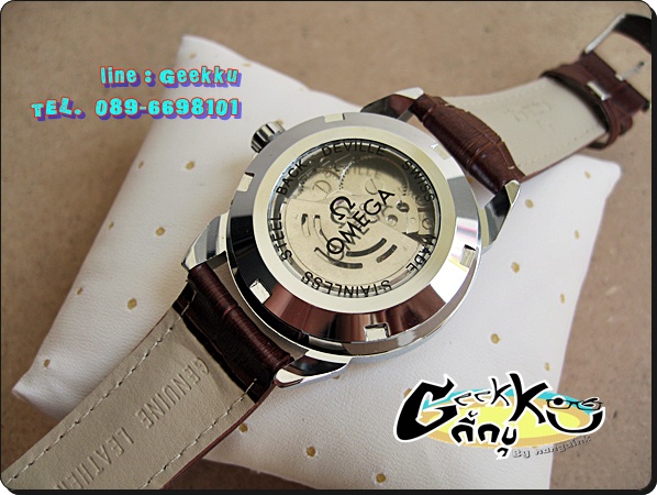 นาฬิกา Omega ระบบ ออโตเมติก กระจกกันรอย
