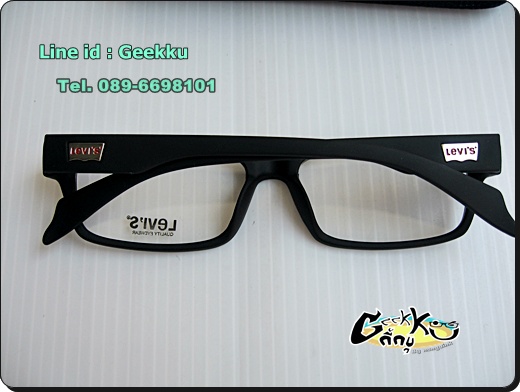 กรอบแว่น Levi's (L05) ทรงกรอบเต็มสีดำ 