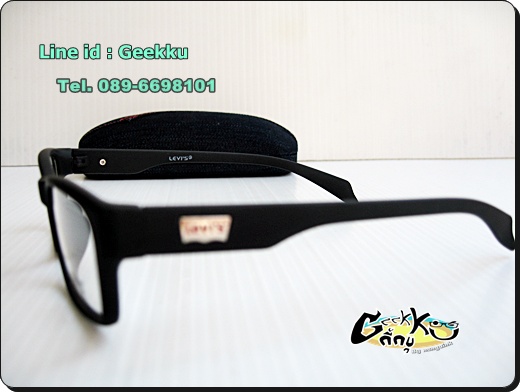 กรอบแว่น Levi's (L05) ทรงกรอบเต็มสีดำ 