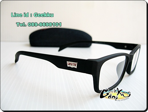 กรอบแว่น Levi's (L05) ทรงกรอบเต็มสีดำ 