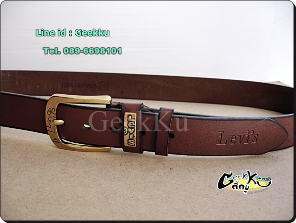 เข็มขัด Levi's หนังแท้ทั้งเส้น 