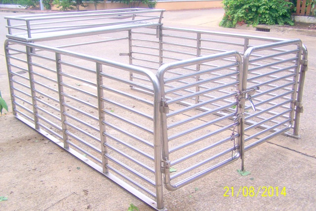 ครอบกระบะหัวเดียว สแตนเลสอย่างหนา ตาถี่ๆ พร้อมฝาปิดท้าย ถูกๆคับ