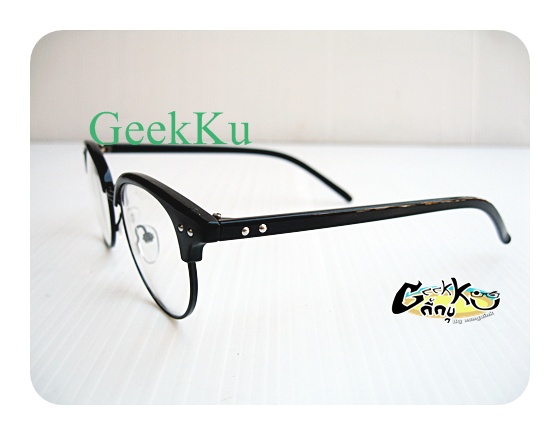 กรอบแว่นแนว vintage (C-6) กรอบสีดำ