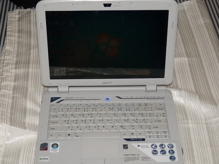 Notebook ACER Aspire 2920 จอLED 12 นิ้ว เครื่องสวยมาก สเปคแรงโคตร เดิมๆ ใช้งานปกติ อุปกรณ์ครบ