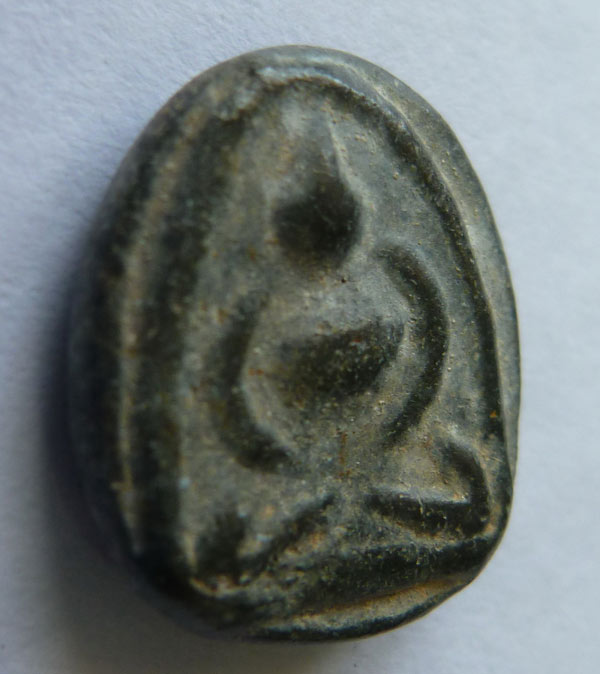 #321...พระสังกัจจายน์ กรุวัดหนองกระทุ่ม จังหวัดอุทัยธานี สูง 15 มิลลิเมตร