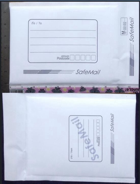 300 บาท@--/// เลือกสี ได้ครับ //ซองกันกระแทก SafeMail เคลือบลามิเนตชนิดพิเศษ อย่างดี จำนวน 50 ซอง 