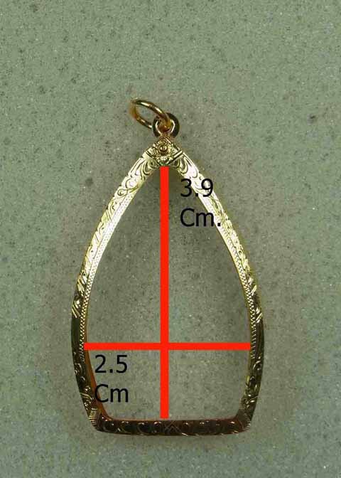 กรอบทองเหรียญเจ้าสัว2 /เจ้าสัว3 โชว์หู / เจ้าสัวทั่วไป/เหรียญเจ้าสัววัดกลางบางแก้ว หรือขนาดใกล้เคียง