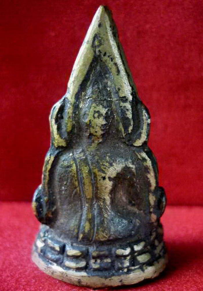 รูปหล่อลอยองค์พระพุทธชินราชอินโดจีน พิมพ์สังฆาฏิยาว ปี ๒๔๘๕