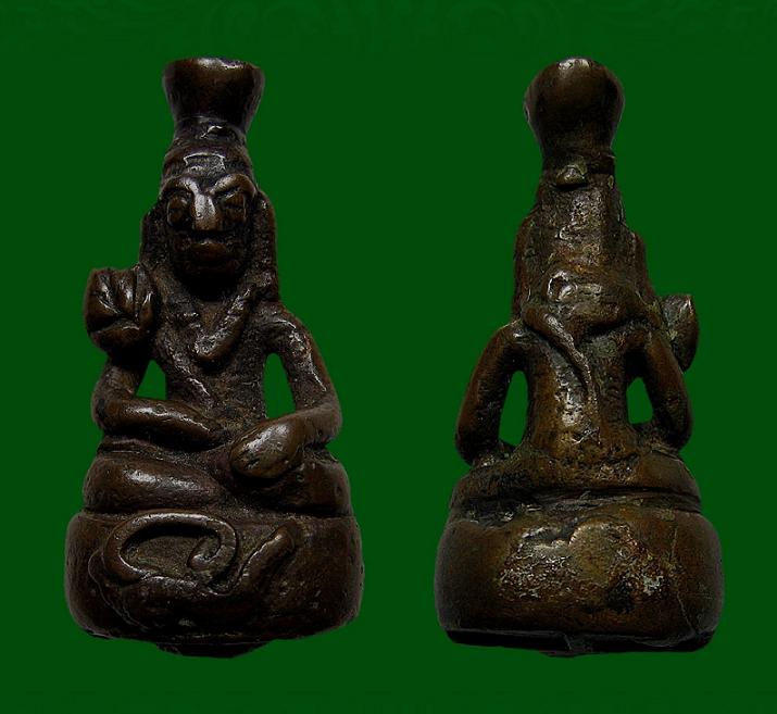  หลวงพ่อยิ้ววัดบางแขมนครปฐม+บัตรรับรอง