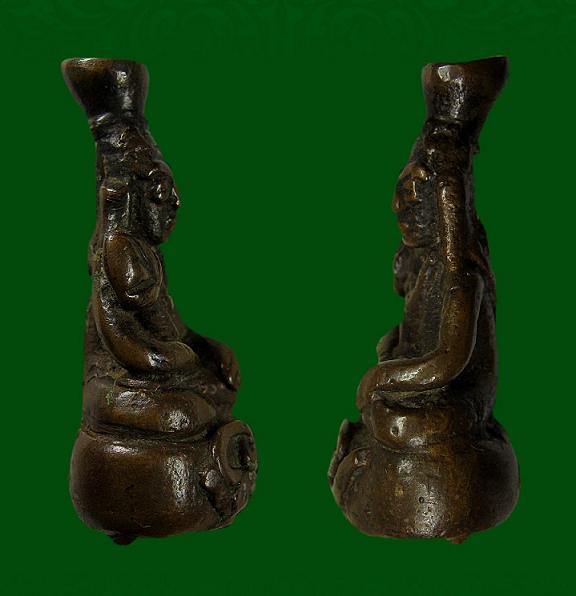  หลวงพ่อยิ้ววัดบางแขมนครปฐม+บัตรรับรอง