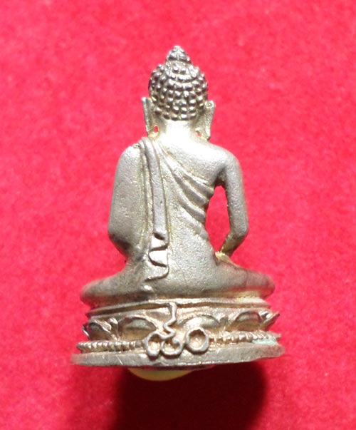 หลวงพ่อเงิน         กริ่งพันตําลึงเนื้อเงินสวยปี2513+กล่อง