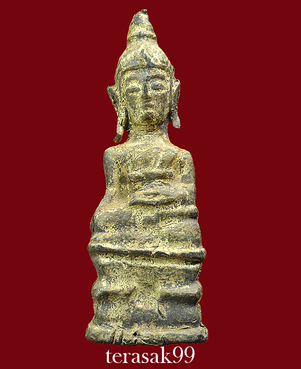 พระเชียงแสน พิมพ์ตุ๊กตาใหญ่ เนื้อตะกั่วสนิมแดง สวยๆ