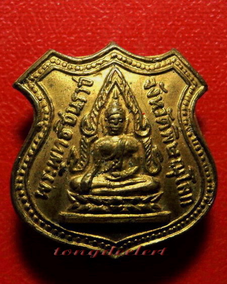 *เข็มกลัดพระพุทธชินราช จ.พิษณุโลก กะไหล่ทอง สวยมากค่ะ*