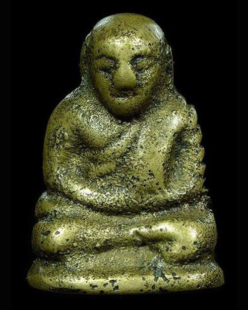 หลวงพ่อเงิน อาจารย์แจ๊ะสร้าง พิมพ์หน้านกฮูก สวยเดิมๆ