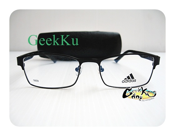 กรอบแว่น adidas ทรงกรอบเต็มสีดำ ตัวกรอบมีความยืดหยุ่นสูง น้ำหนักเบามากค่ะ **นำไปทำเลนส์สายตาได้