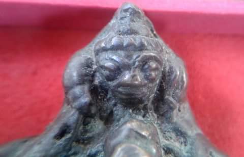 พระอุปคุตเขมร หลังยันต์