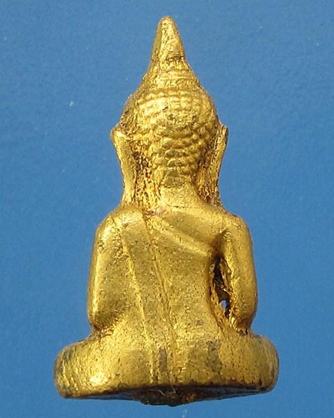 พระยอดธงเนื้อเงินเปียกทองกรุอยุธยา