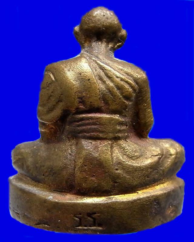 รูปเหมือนหลวงพ่อน้อย วัดธรรมศาลา รุ่นสร้างโรงเรียน เนื้อทองเหลือง ปี2512 จ.นครปฐม