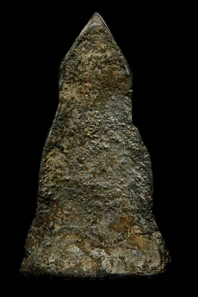 พระอู่ทองตะกวน กรุเขาพนมเพลิง เนื้อชินเงิน