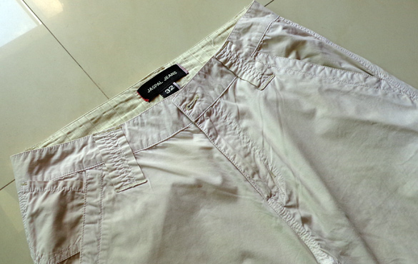 กางเกงทรงเที่ยวลำลอง JASPAL เอว32 มีกระเป๋าข้างขา