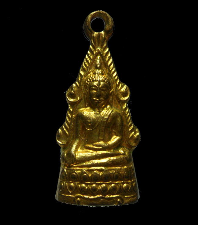 พระพุทธชินราชลอยองค์ วัดเขาสำเภาทอง อุดกริ่งกะหลั่ยทอง หลวงปู่ทิม วัดละหารไร่ ปลุกเสก พ.ศ.2518