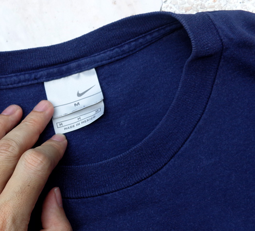 เสื้อยืด NIKE ของแท้ เบอร์ M ตัวนี้ made in Mexico
