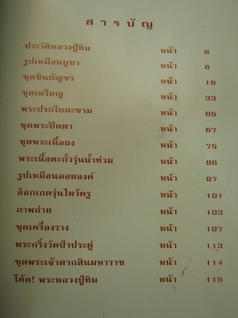 หนังสือรวมวัตถุมงคล หลวงปู่ทิม วัดละหารไร่ 4สี่ทั้งเล่ม หนา115 หน้า  ขนาดครึ่งA4 เคาะเดียว 