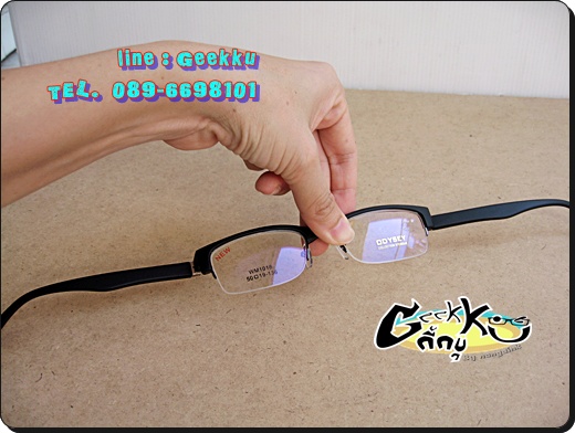  กรอบแว่น ODYSEY.. ทรงครึ่งกรอบ ขาสปริง กางได้ 180 องศา 