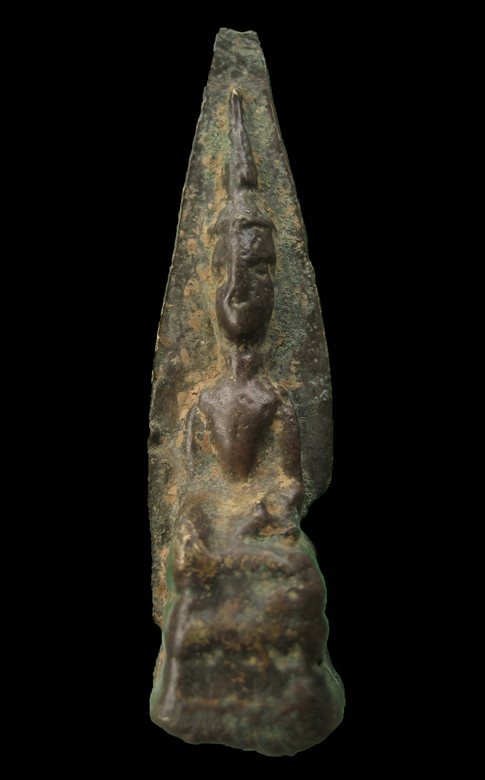 พระพุทธ เชียงรุ้ง ใบหอก เนื้อสัมฤทธิ์ 