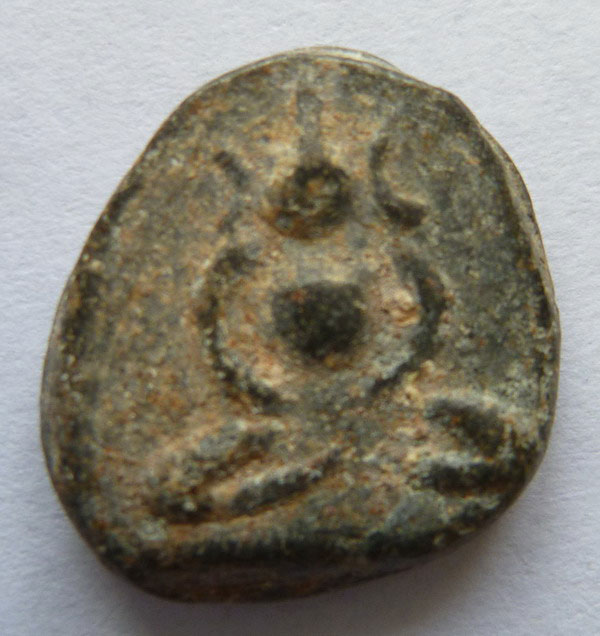 #326...พระสังกัจจายน์ กรุวัดหนองกระทุ่ม จังหวัดอุทัยธานี สูง 15 มิลลิเมตร