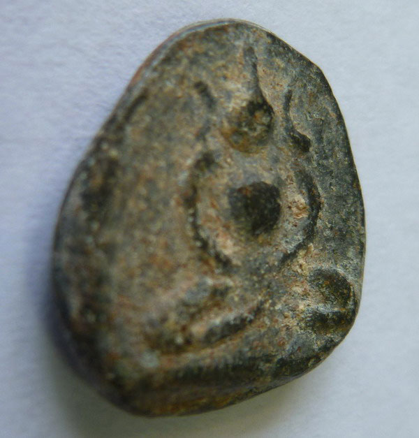 #326...พระสังกัจจายน์ กรุวัดหนองกระทุ่ม จังหวัดอุทัยธานี สูง 15 มิลลิเมตร