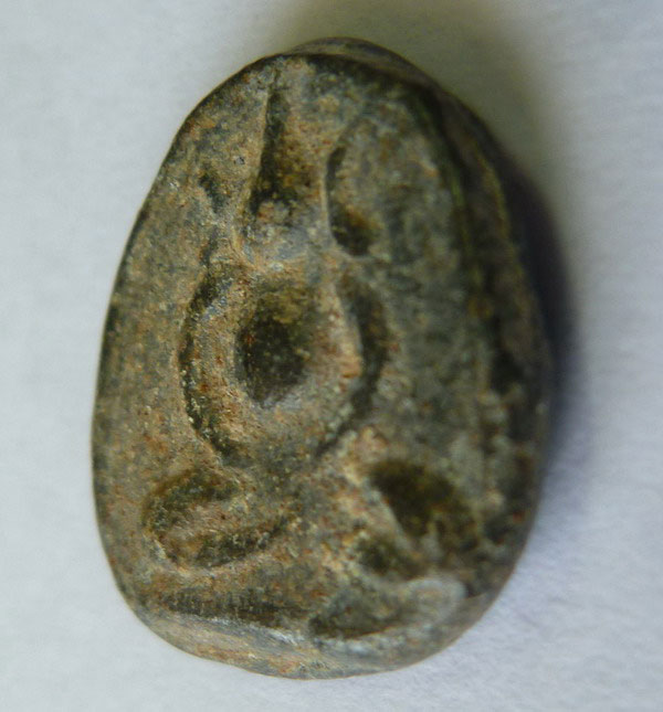 #326...พระสังกัจจายน์ กรุวัดหนองกระทุ่ม จังหวัดอุทัยธานี สูง 15 มิลลิเมตร