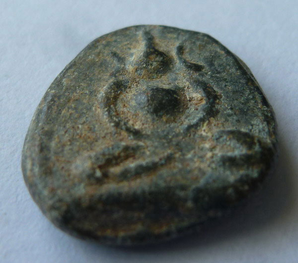 #326...พระสังกัจจายน์ กรุวัดหนองกระทุ่ม จังหวัดอุทัยธานี สูง 15 มิลลิเมตร