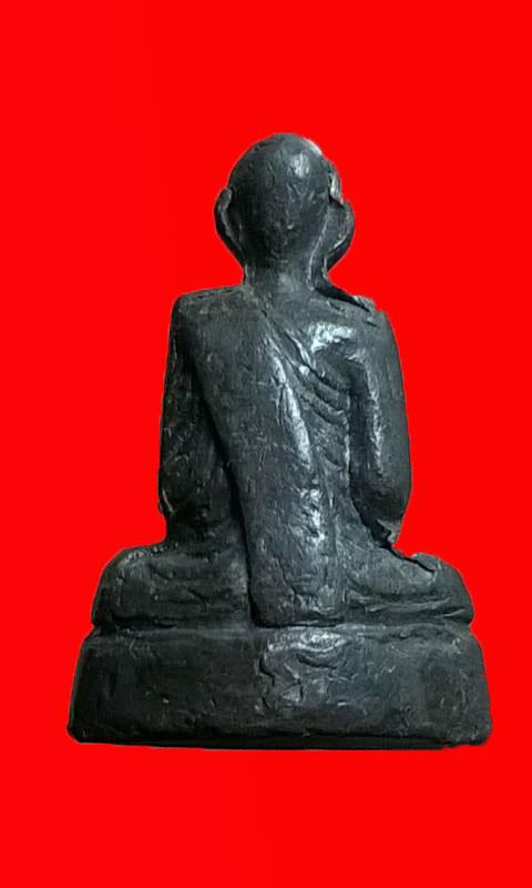 รูปเหมือนหลวงพ่อช้อย เนื้อตะกั่ว วัดหัวงิ้ว