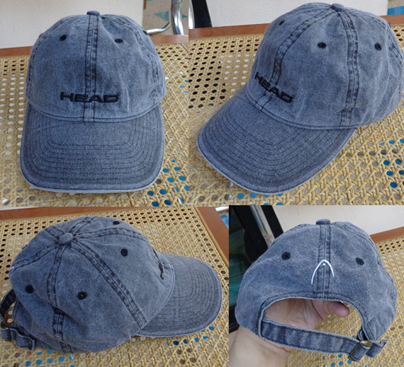 หมวก FILA ของแท้ สีโทนฟ้า+ หมวก HEAD ของแท้ สีเทา ได้ไปทีเดียว2ใบเลยครับ