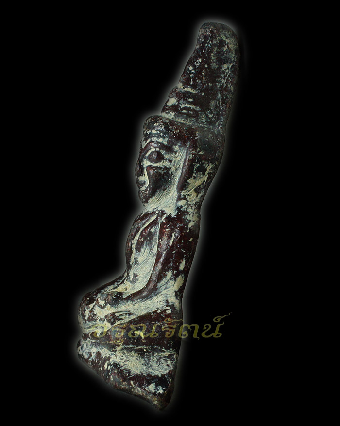 พระท่ากระดาน พิมพ์เกศตรง เนื้อตะกั่ว วัดทุ่งสมอ 