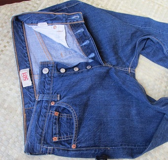 Levis 501 สีน้ำเงิน
